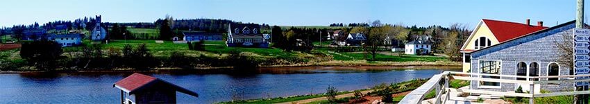 A panoramic view of New Glasgow, Prince Edward Island.