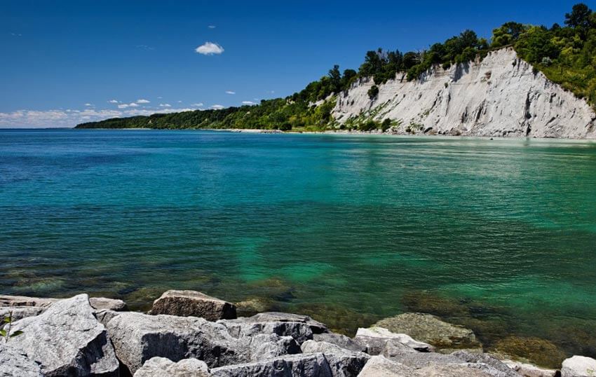 Waterfront view at Scarborough Bluffs