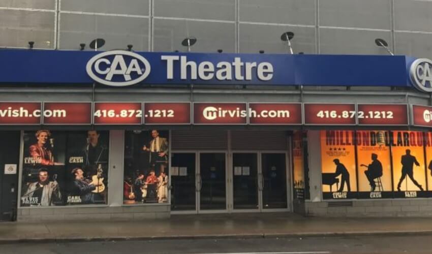 CAA Mirvish Theatre exterior.