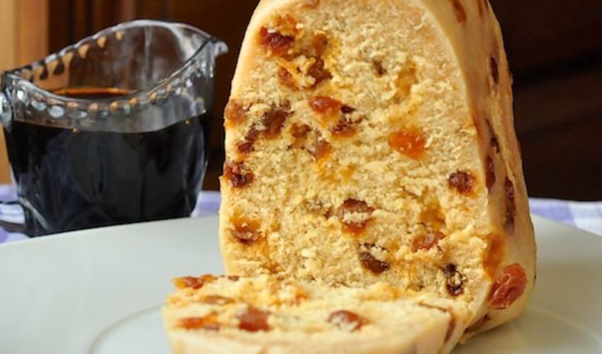 Figgy duff pudding cake.