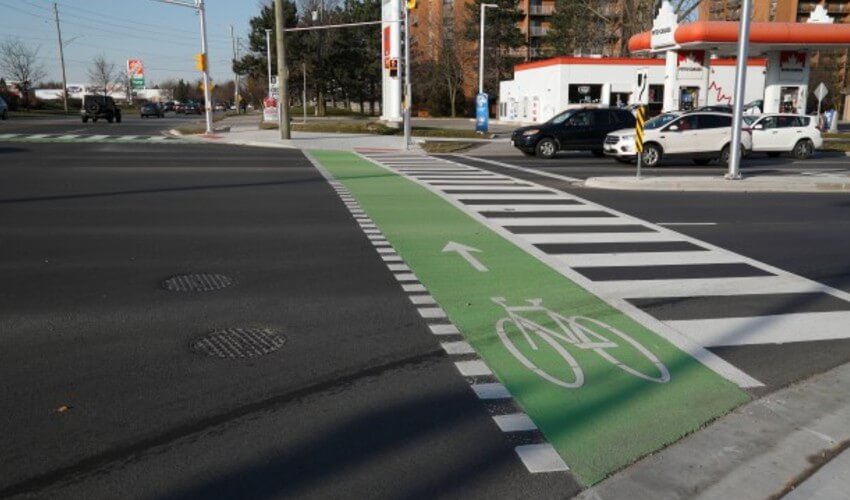 Crossrides crosswalk for cyclists.