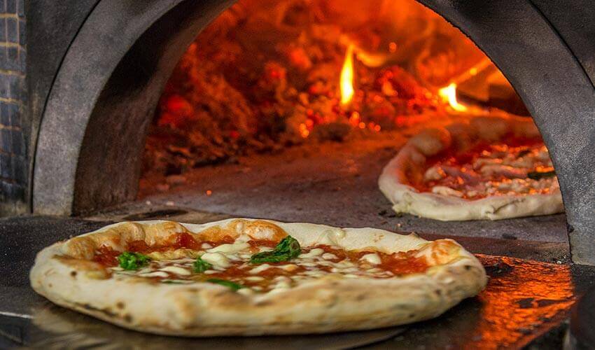 Authentic Italian pizza from the oven. Delizioso!
