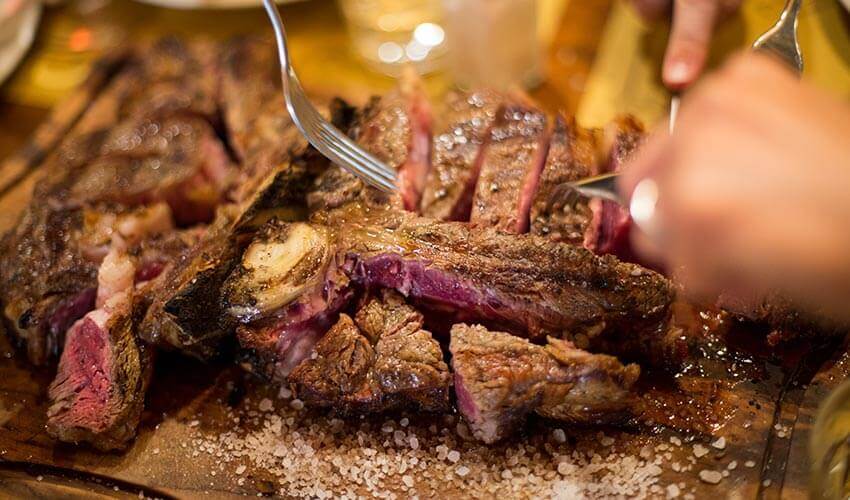 Bistecca fiorentina is perfect for sharing.