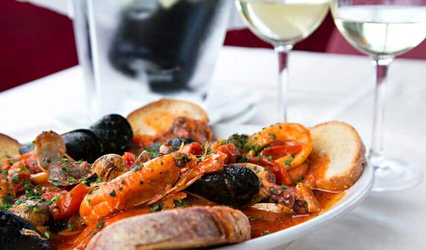 A classic seafood dish popular in Venice.