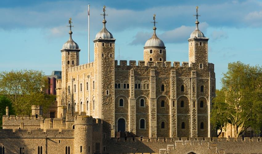 The historic Tower of London.