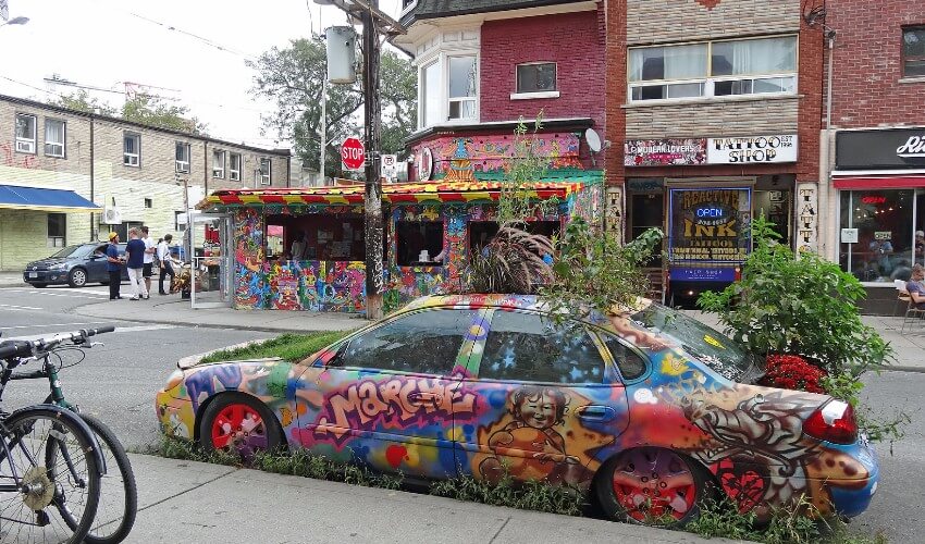 Art at Kensington Market, Toronto