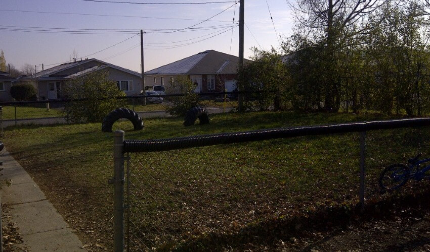 Old vacant lot.