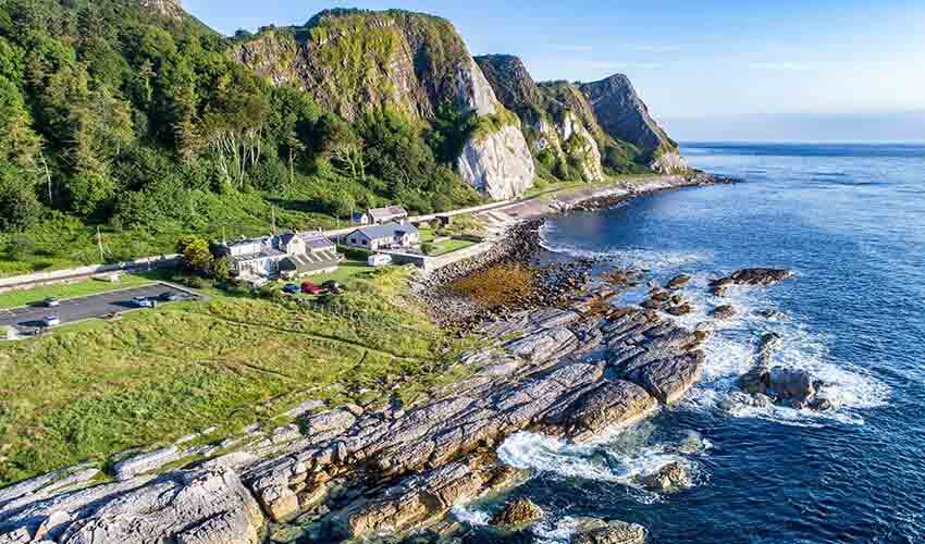 Cliffs and Causeway Coastal Route, Northern Ireland, UK