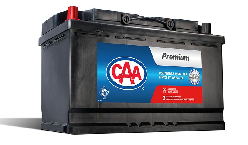 A CAA Premium Car Battery