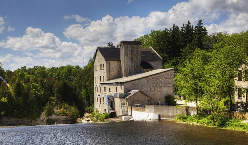 Old Mill in Elora, Ontario.