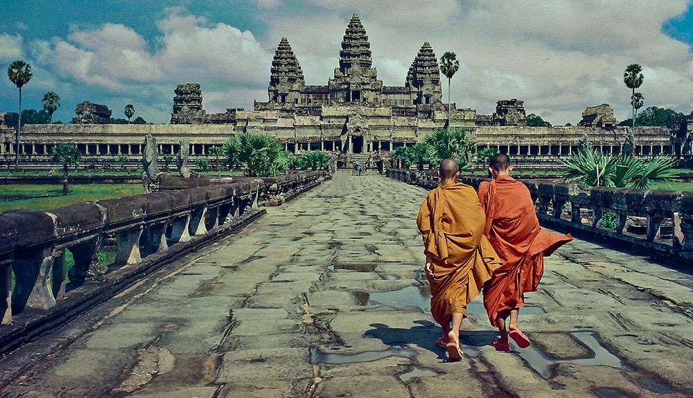 Angkor Wat complex in Cambodia