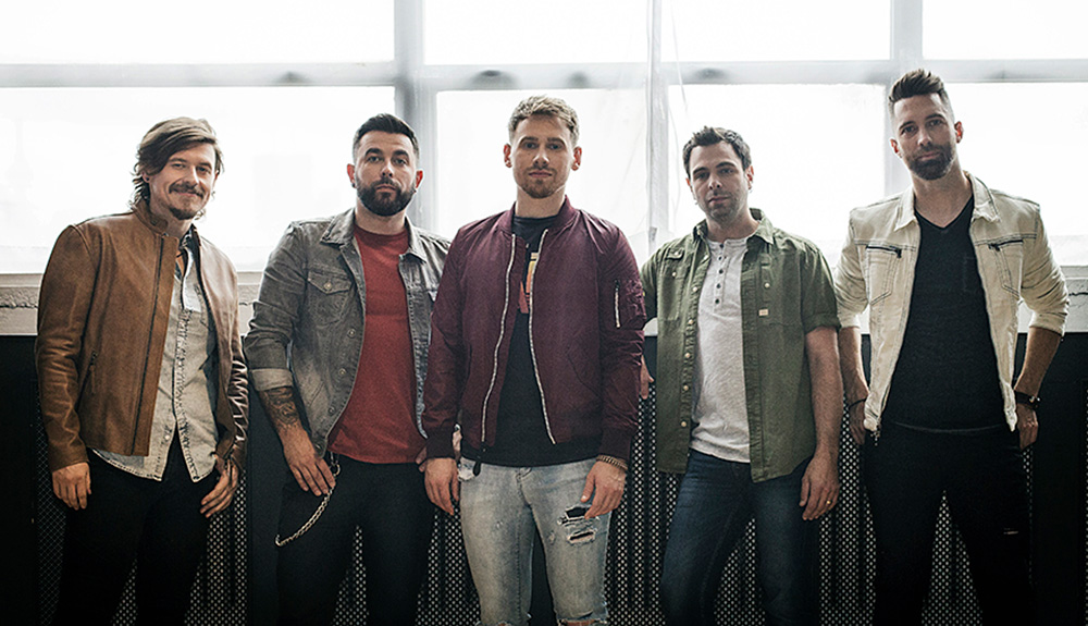 Five men who are part of the musical group Cold Creek Country