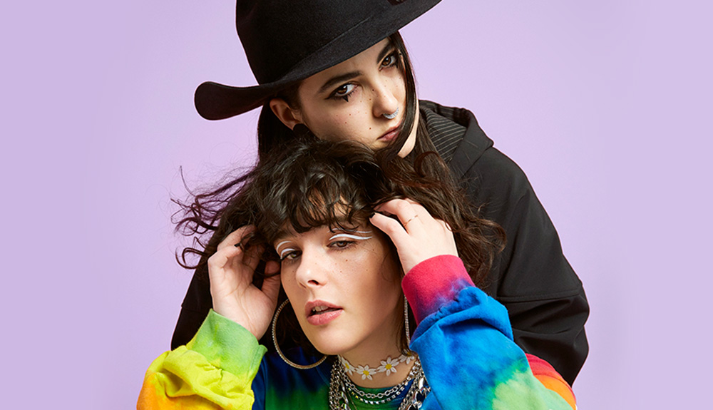 Montreal-based electropop duo Milk and Bone, who will perform at Wavelength in Toronto