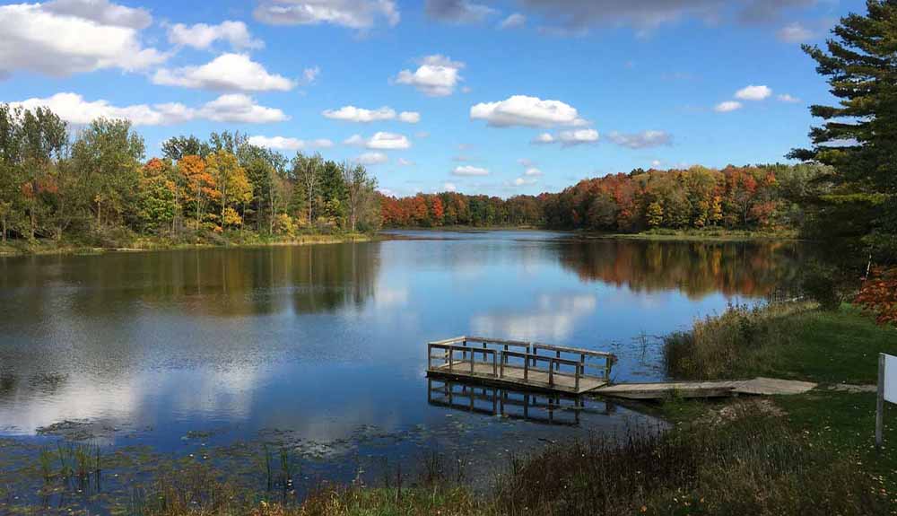 A view of the Ausable River near Exeter, Ontario