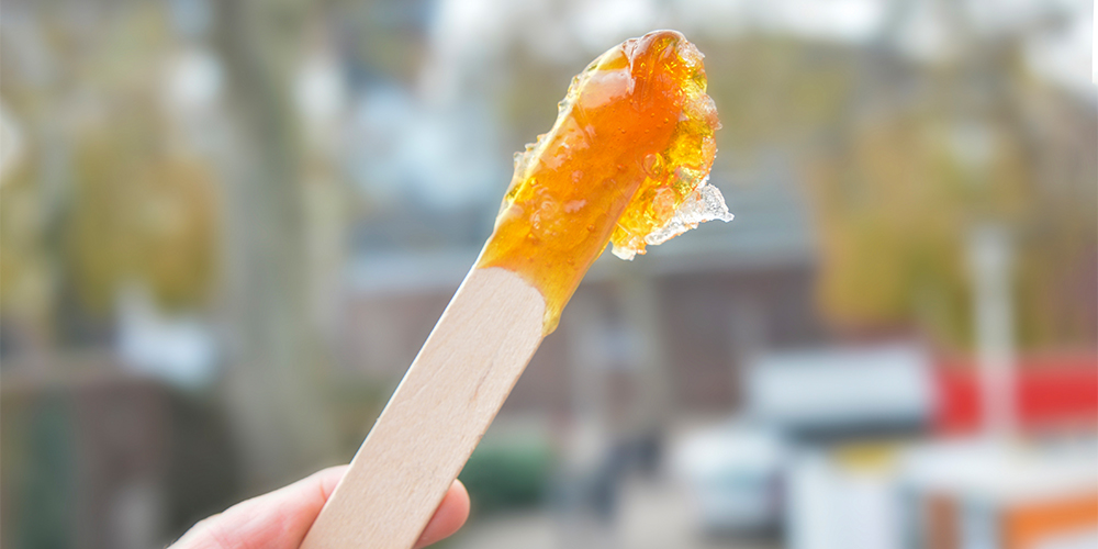 A stick of maple syrup