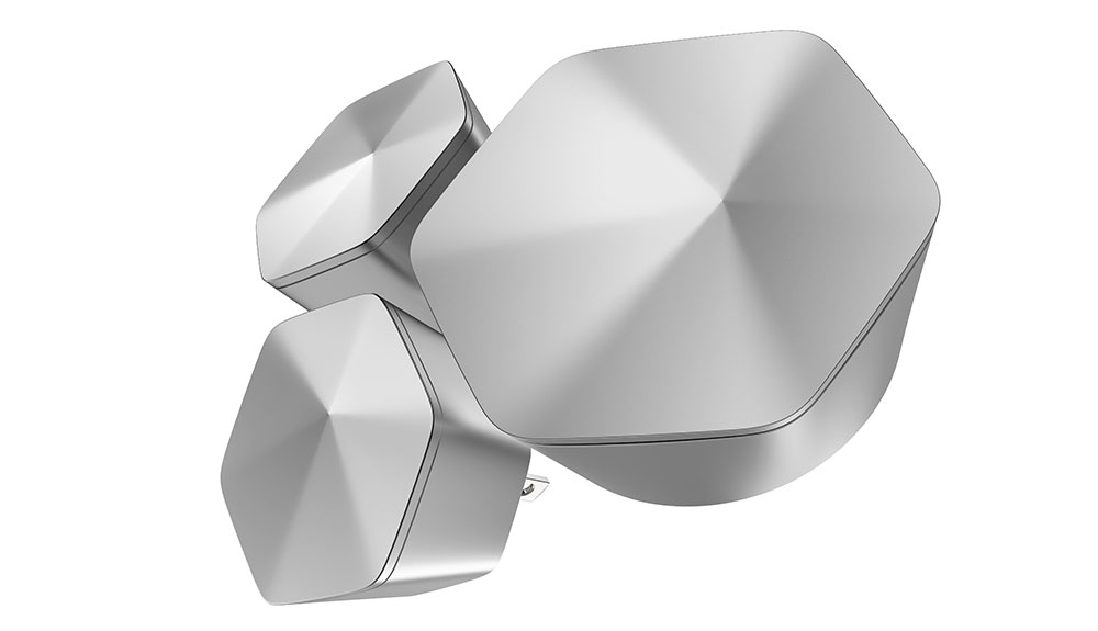 Three Plume hexagonal plug-in pods are shown