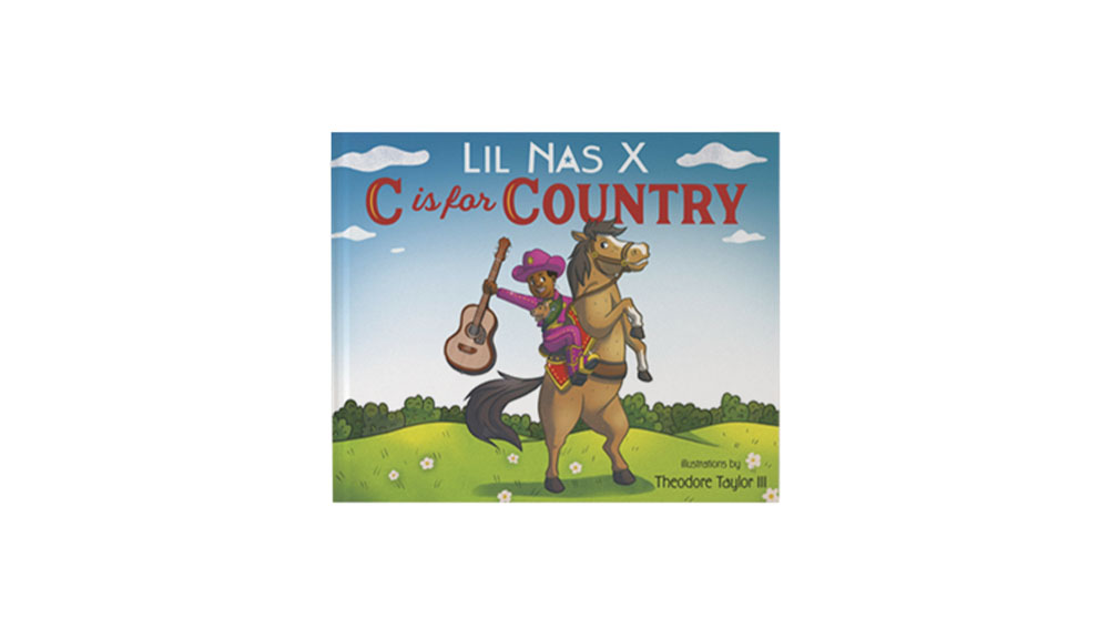 The cover of C is for Country is shown with an illustration of a cowboy on a horse