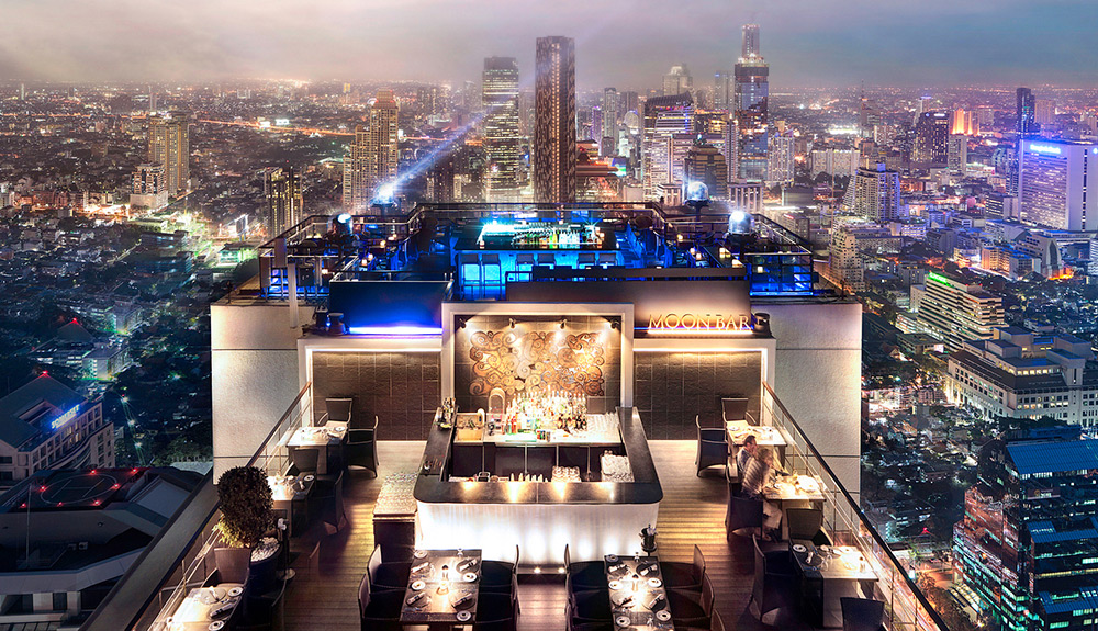 Rooftop bar in Bangkok
