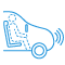 Level 4 Autonomous Car Logo - High automation