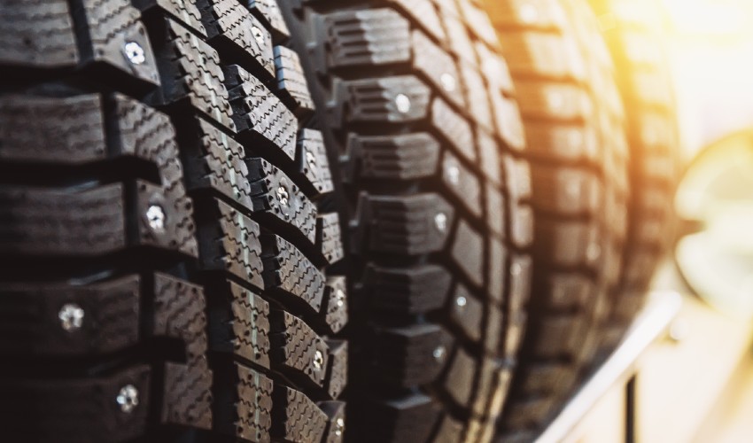 Winter tires with studs