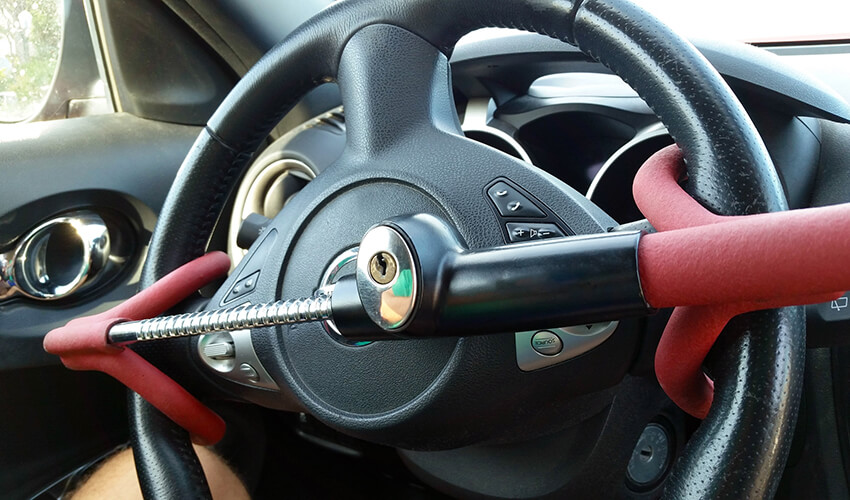 Anti-Theft Car Steering Wheel Lock.