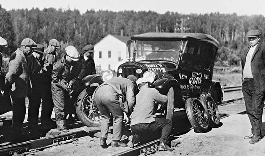 Car in mud