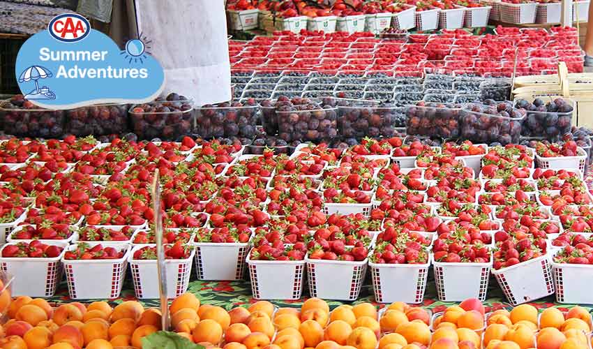 St. Jacobs farmers market.
