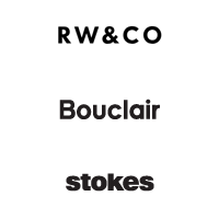 RW&CO, Bouclair and Stokes logos.