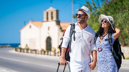 Couple on vacation