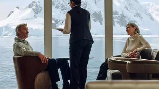 View of the Antarctic from the Martini bar