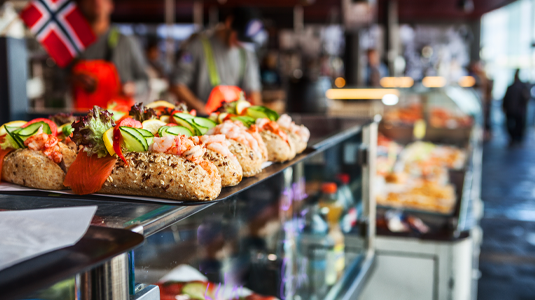 Fish market of Bergen