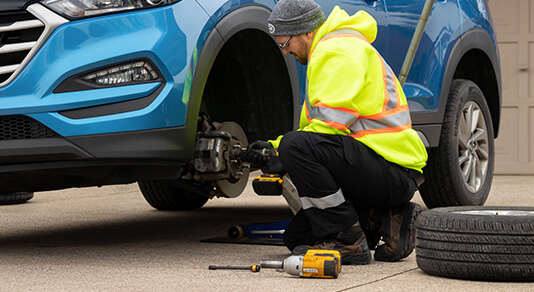 CAA Mobile Tire Change
