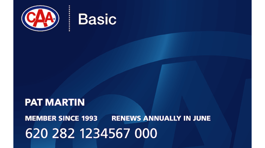CAA Basic Membership Card