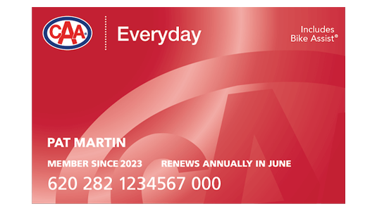 CAA Everyday Membership Card