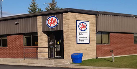 Exterior of the CAA Belleville store