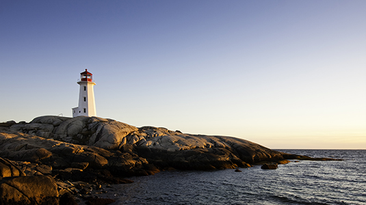 Peggy's Cove lighthouse, Nova Scotia