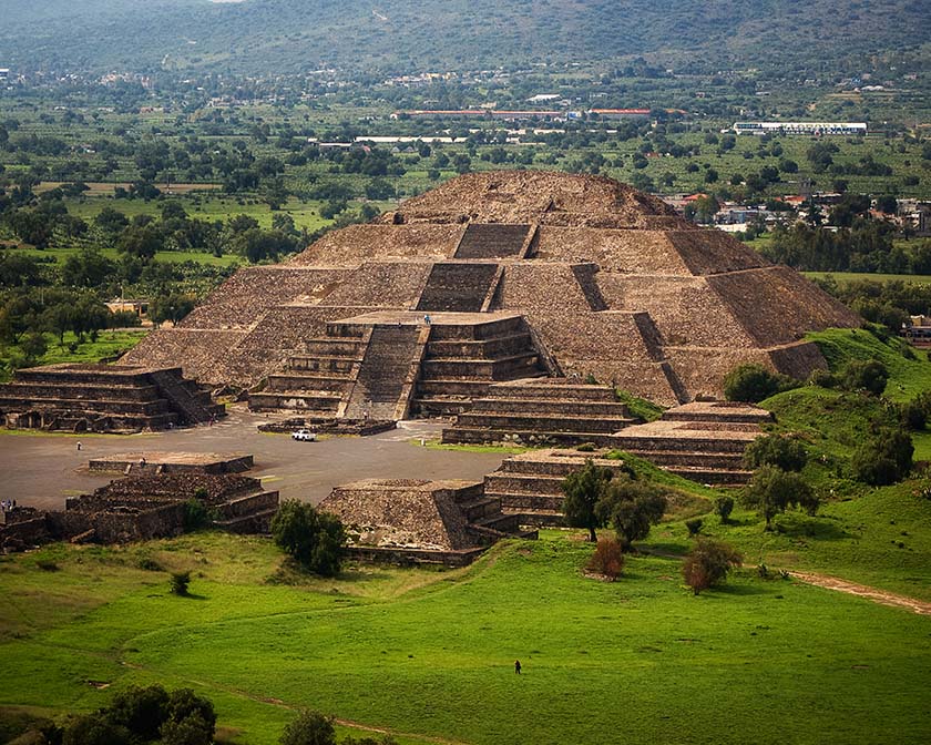 Mexico Pyramid of The Moon Teotihuacan