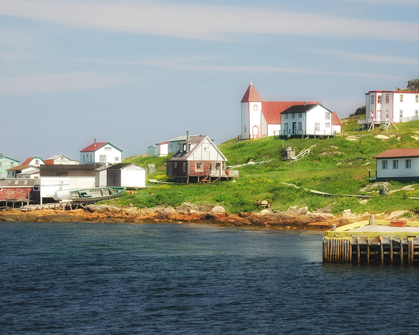 Battle Harbour is located in southeastern Labrador