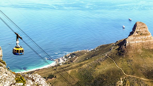 Cable car in South Africa