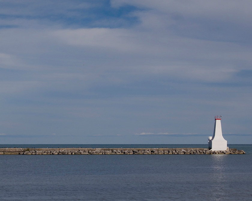 Lighthouse at the end of the pier