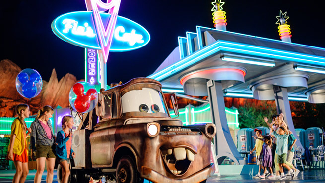 Kids at Disney Land resort