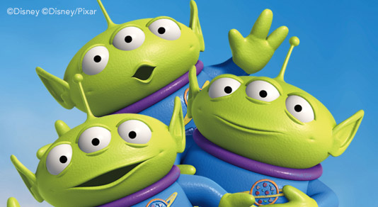 Three aliens