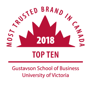 Most Trusted Brand in Canada - 2018 Top Ten | Gustavson School of Business