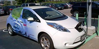 A CAA Autogreen electric vehicle