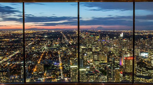 Night view from the CN Tower