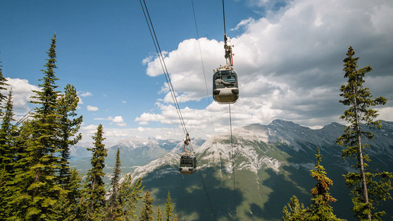 Banff Gondola on Sulphur Mountain